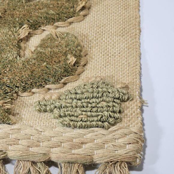 Vintage 1986 ICA Wall Hanging Southwest Woven Jute Textured 3D Cactus Tapestry - Picture 6 of 15